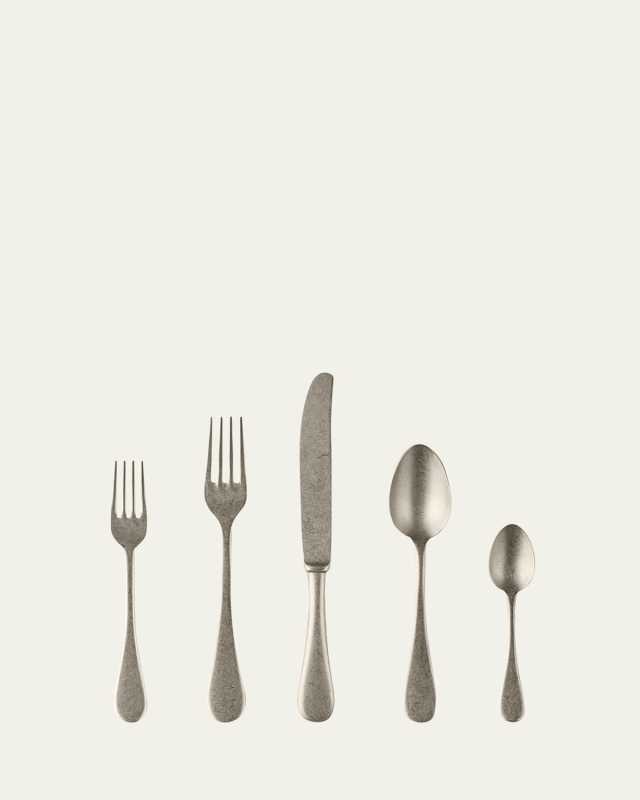Vintage Champagne 5-Piece Flatware Setting